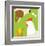 Farm Group: Hen and Dog-Yuko Lau-Framed Art Print