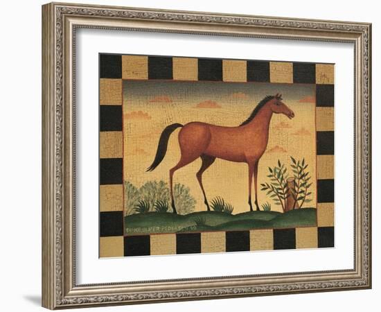 Farm Horse-Diane Pedersen-Framed Art Print