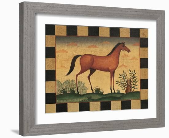 Farm Horse-Diane Pedersen-Framed Art Print