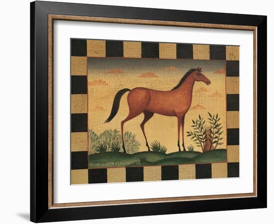 Farm Horse-Diane Pedersen-Framed Art Print