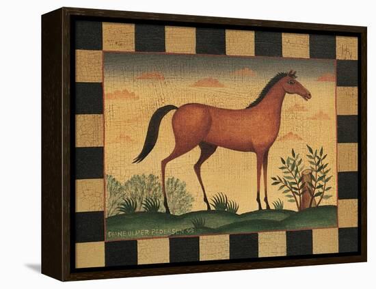 Farm Horse-Diane Pedersen-Framed Stretched Canvas