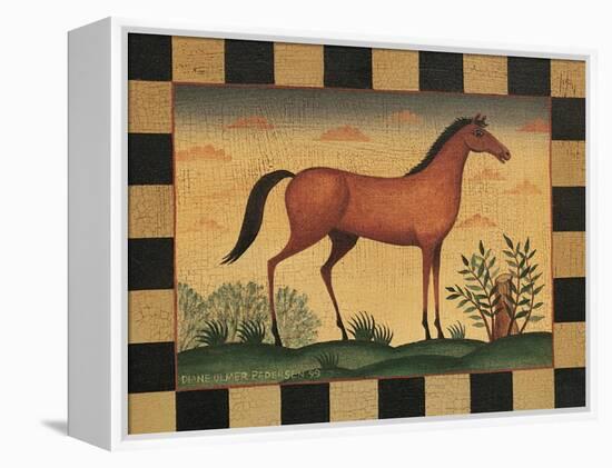 Farm Horse-Diane Pedersen-Framed Stretched Canvas