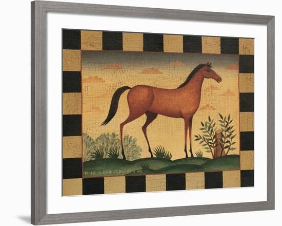 Farm Horse-Diane Pedersen-Framed Art Print