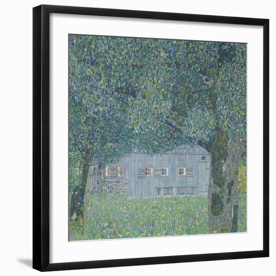 Farm House in Buchberg, 1911-Gustav Klimt-Framed Premium Giclee Print