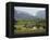 Farm Houses and Mountains, Vinales Valley, Cuba, West Indies, Caribbean, Central America-Christian Kober-Framed Premier Image Canvas