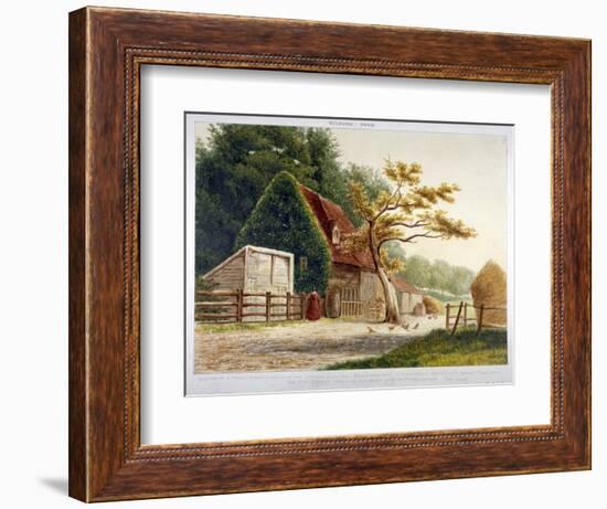 Farm in Kilburn Park, Edgware Road, Paddington, London, C1865-null-Framed Giclee Print