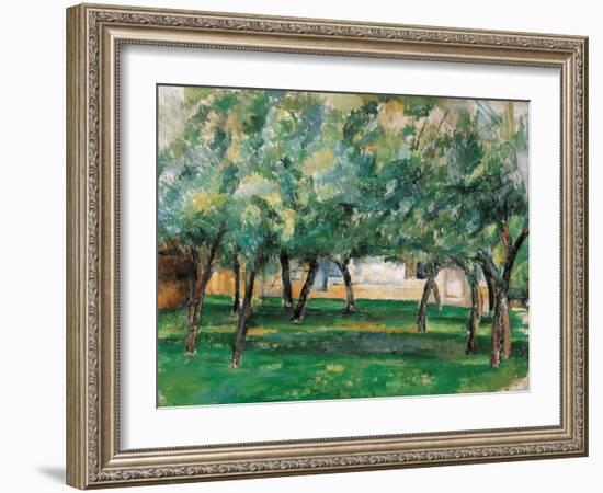 Farm in Normandy, 1885-1886-Paul C?zanne-Framed Giclee Print