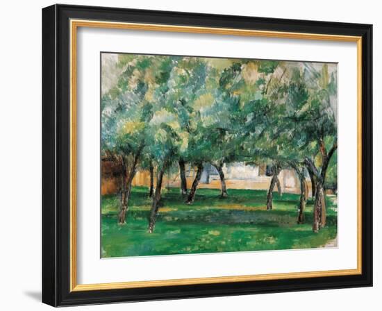 Farm in Normandy, 1885-1886-Paul C?zanne-Framed Giclee Print