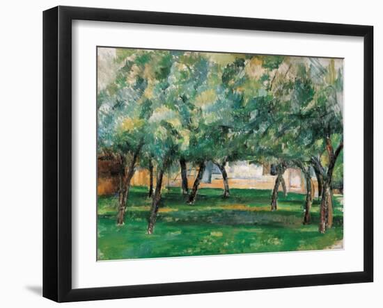 Farm in Normandy. Ca. 1885-86-Paul C?zanne-Framed Giclee Print