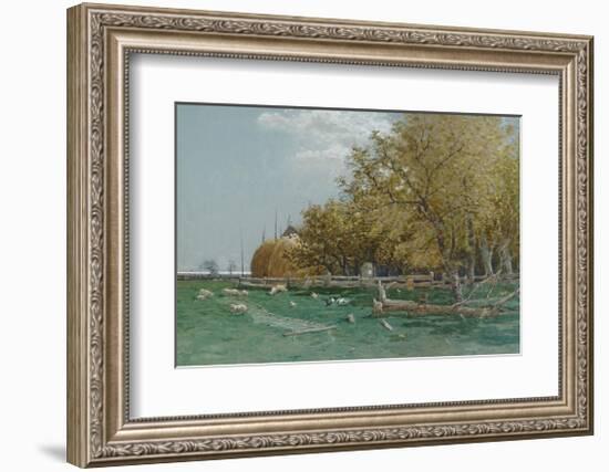 Farm in Southampton, Long Island-Alfred Thompson Bricher-Framed Premium Giclee Print