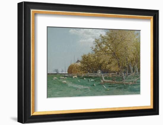 Farm in Southampton, Long Island-Alfred Thompson Bricher-Framed Premium Giclee Print