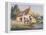 Farm in the Epernay Region, C.1850-null-Framed Premier Image Canvas