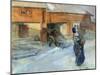 Farm in Winter, Bingsjo-Carl Larsson-Mounted Giclee Print