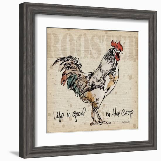 Farm Life III-Anne Tavoletti-Framed Art Print