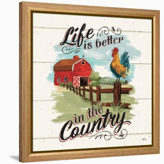 Farm Life III-Janelle Penner-Framed Stretched Canvas