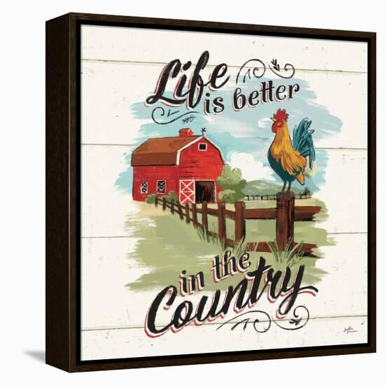 Farm Life III-Janelle Penner-Framed Stretched Canvas