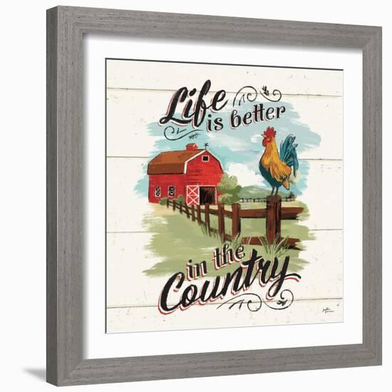 Farm Life III-Janelle Penner-Framed Premium Giclee Print