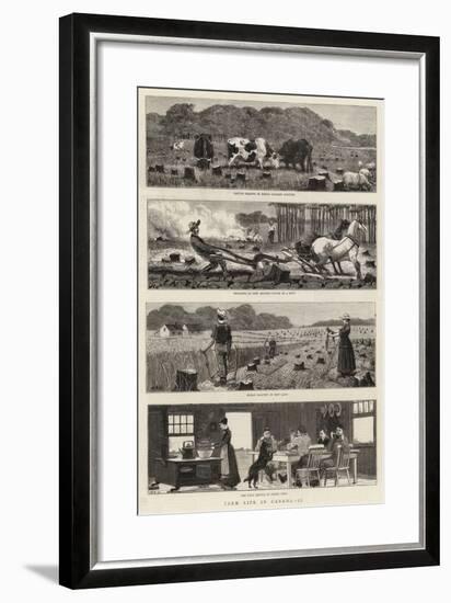 Farm Life in Canada, II-John Charles Dollman-Framed Giclee Print