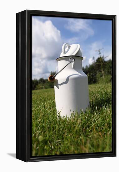 Farm, Meadow, Milk Churn-Catharina Lux-Framed Premier Image Canvas