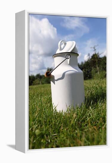 Farm, Meadow, Milk Churn-Catharina Lux-Framed Premier Image Canvas