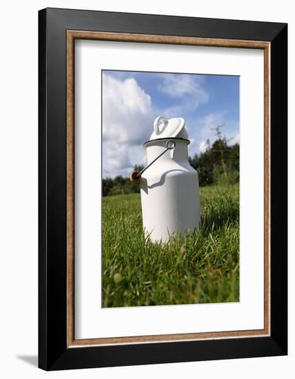 Farm, Meadow, Milk Churn-Catharina Lux-Framed Premium Photographic Print