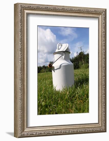 Farm, Meadow, Milk Churn-Catharina Lux-Framed Photographic Print