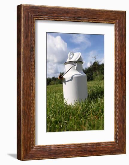 Farm, Meadow, Milk Churn-Catharina Lux-Framed Photographic Print