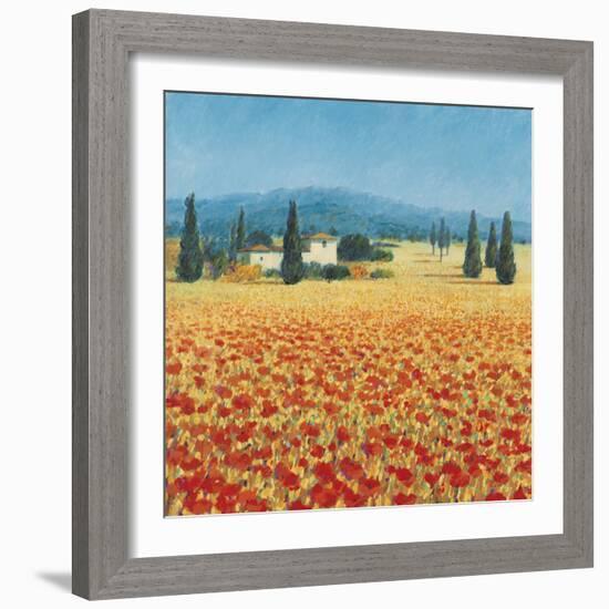 Farm Near Montefiorale-Hazel Barker-Framed Giclee Print