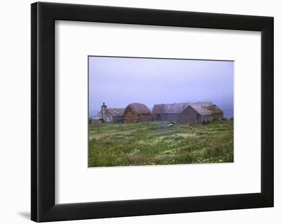 Farm near St. Magnus Church, Isle of Egilsay, Orkney, Scotland, 20th century-CM Dixon-Framed Photographic Print