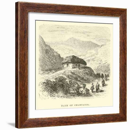 Farm of Chahuaris-Édouard Riou-Framed Giclee Print