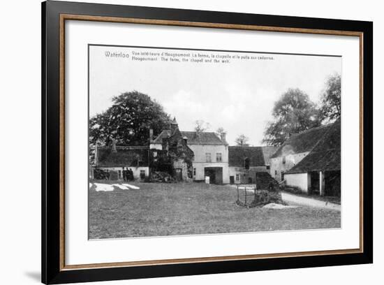 Farm of Hougoumont, an Important Strategic Site for Wellington During the Battle of Waterloo,…-Belgian Photographer-Framed Giclee Print