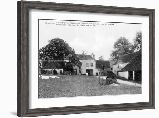 Farm of Hougoumont, an Important Strategic Site for Wellington During the Battle of Waterloo,…-Belgian Photographer-Framed Giclee Print