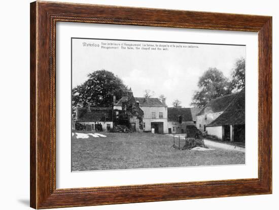 Farm of Hougoumont, an Important Strategic Site for Wellington During the Battle of Waterloo,…-Belgian Photographer-Framed Giclee Print