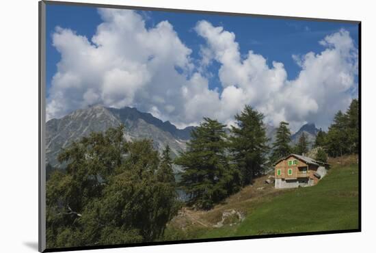 Farm on the Col de la Forclaz, High Alps, Switzerland, Europe-James Emmerson-Mounted Photographic Print