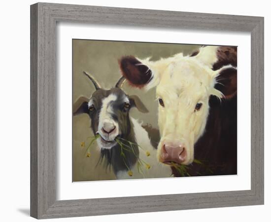 Farm Pals I-Carolyne Hawley-Framed Art Print