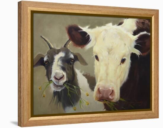 Farm Pals I-Carolyne Hawley-Framed Stretched Canvas