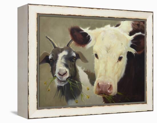 Farm Pals I-Carolyne Hawley-Framed Stretched Canvas