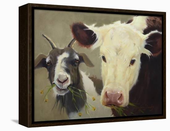 Farm Pals I-Carolyne Hawley-Framed Stretched Canvas