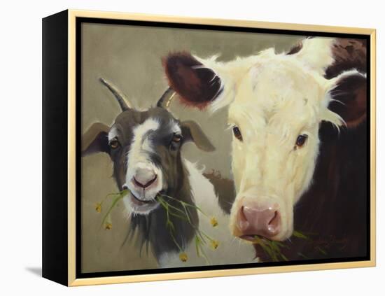 Farm Pals I-Carolyne Hawley-Framed Stretched Canvas