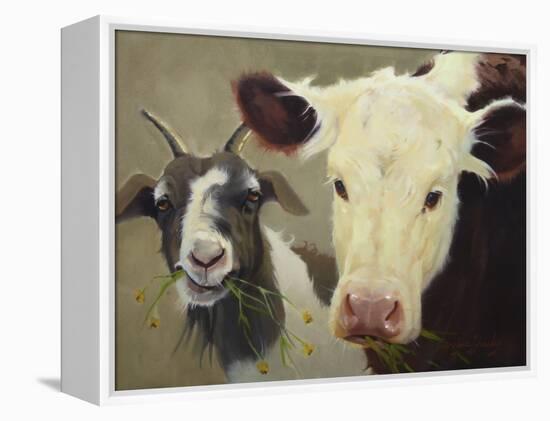 Farm Pals I-Carolyne Hawley-Framed Stretched Canvas