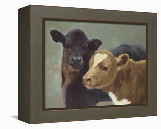 Farm Pals II-Carolyne Hawley-Framed Stretched Canvas