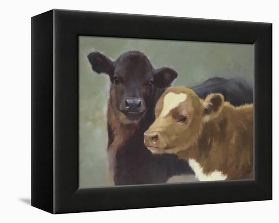 Farm Pals II-Carolyne Hawley-Framed Stretched Canvas