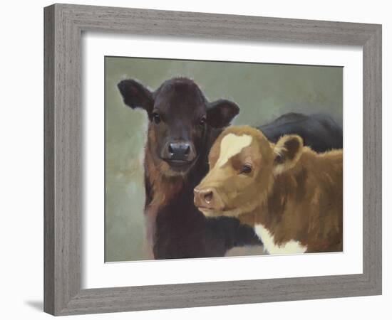 Farm Pals II-Carolyne Hawley-Framed Art Print