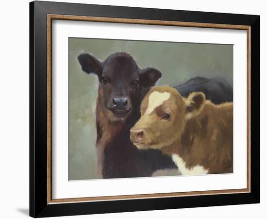 Farm Pals II-Carolyne Hawley-Framed Art Print