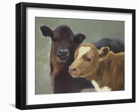 Farm Pals II-Carolyne Hawley-Framed Art Print