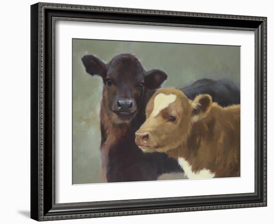 Farm Pals II-Carolyne Hawley-Framed Art Print