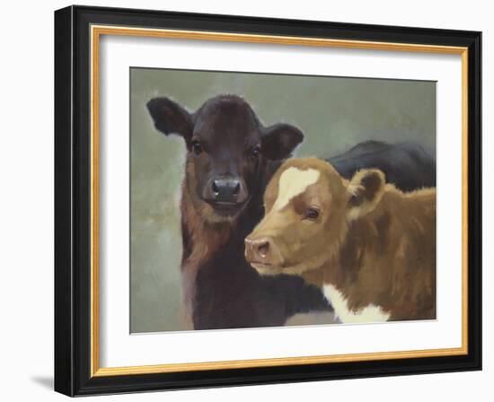 Farm Pals II-Carolyne Hawley-Framed Art Print