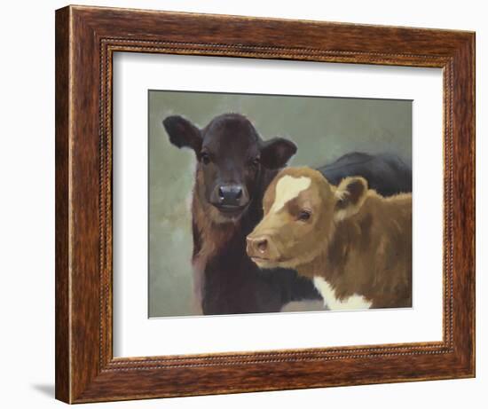 Farm Pals II-Carolyne Hawley-Framed Premium Giclee Print