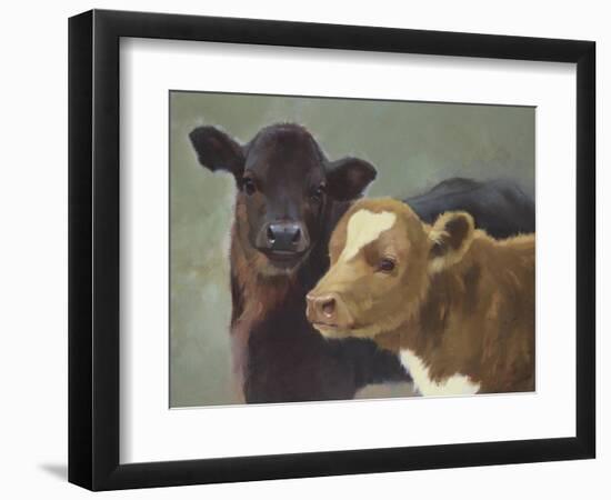 Farm Pals II-Carolyne Hawley-Framed Premium Giclee Print