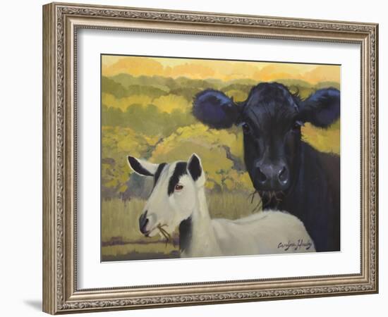 Farm Pals IV-Carolyne Hawley-Framed Art Print